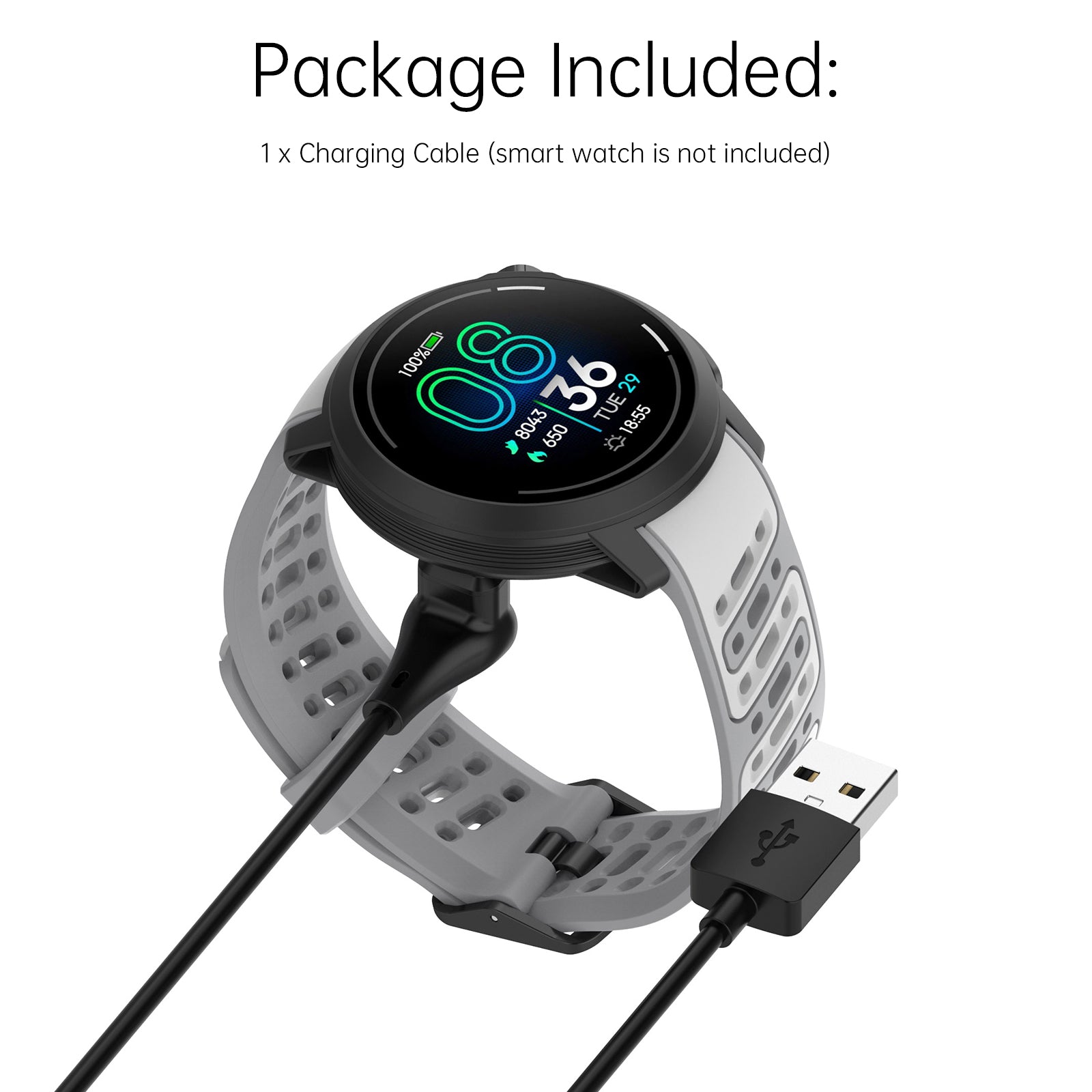 Charging Cable Charger Portable Replacement Adapter For COROS PACE Pro Watch