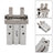 For SMC MHZ2-20D 20mm Parallel Air Gripper Cylinder Bore Pneumatic Part Finger