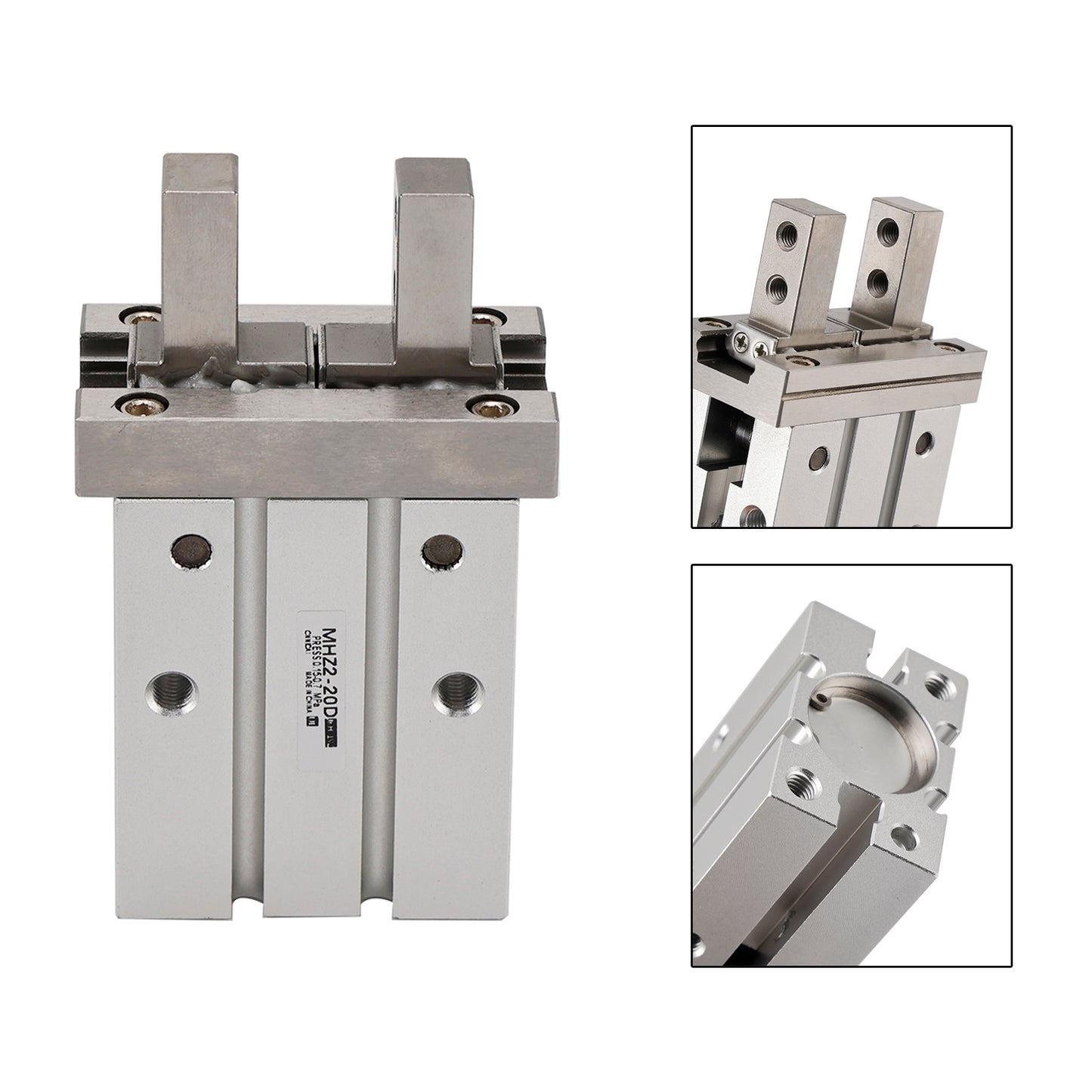 For SMC MHZ2-20D 20mm Parallel Air Gripper Cylinder Bore Pneumatic Part Finger