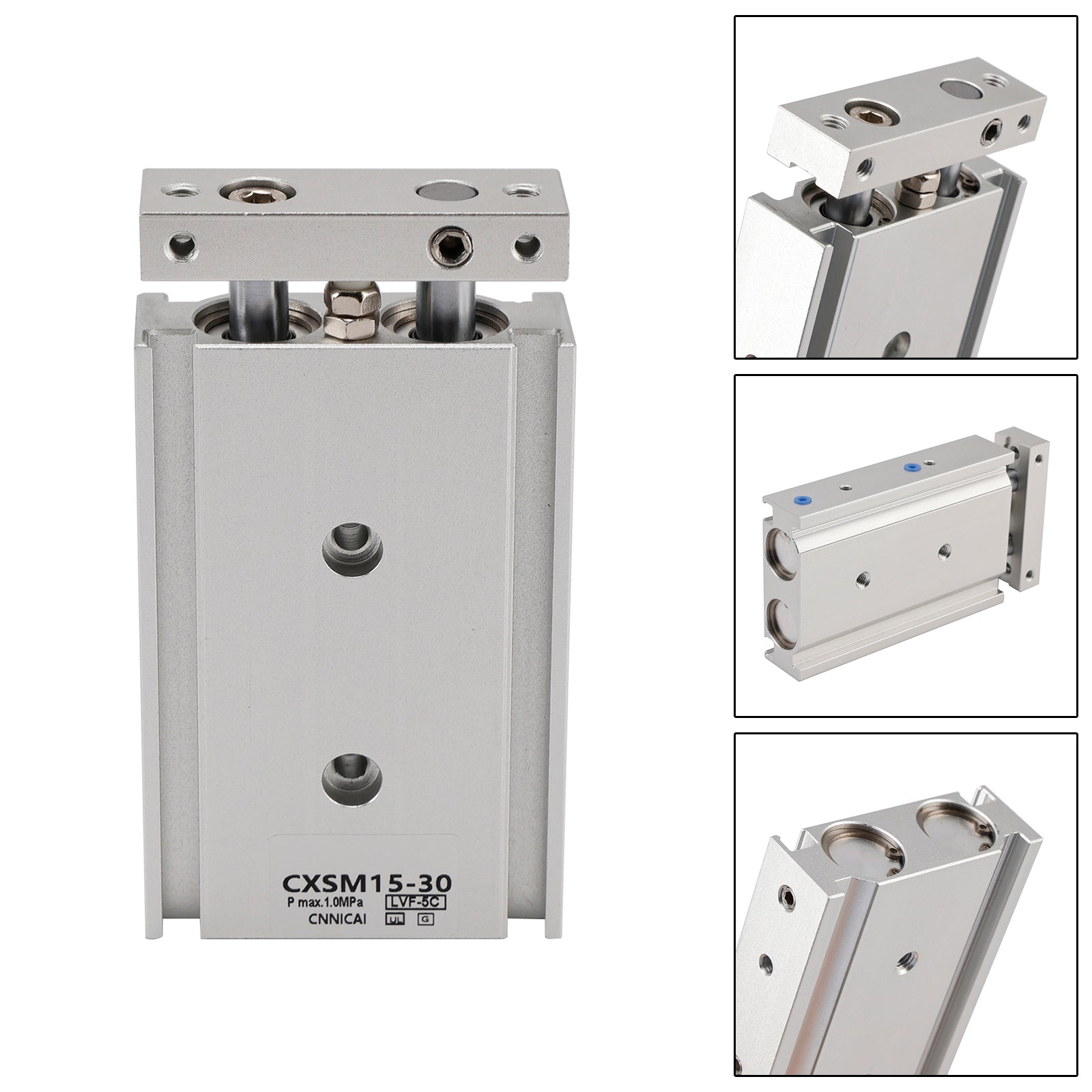 SMC CXSM15-30 Air Cylinder Pneumatic Dual Rod Cylinder Double Acting