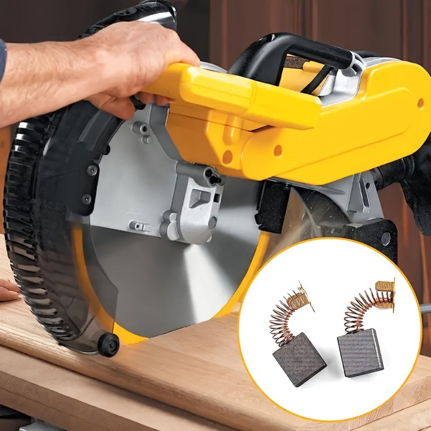 20Pcs Electric Motor Carbon Brushes 10 Sizes Replacement Repair Power Tool Part