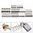 60Pcs 10 Sizes Electric Motor Carbon Brushes Replacement For Power Tool