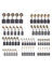 60Pcs 10 Sizes Electric Motor Carbon Brushes Replacement For Power Tool