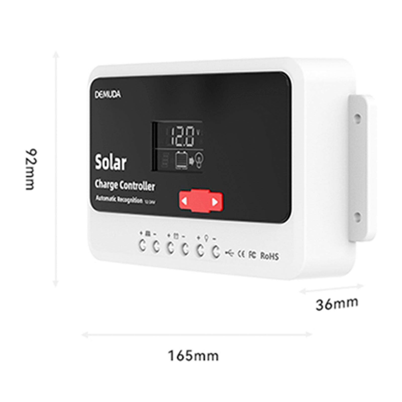 12V24V 20A PWM Solar Controller Automatic Solar Controller Lead-Acid Battery