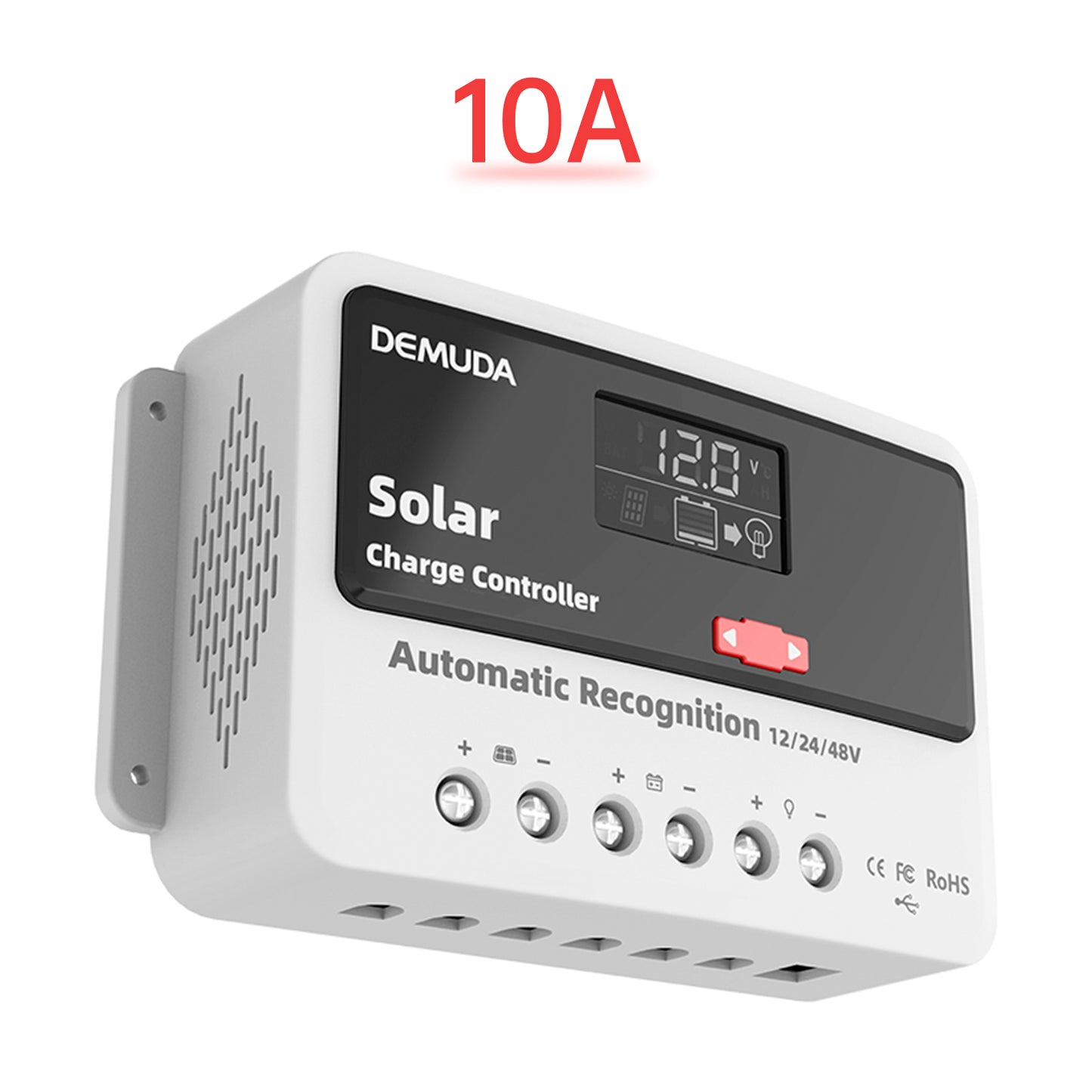 12V24V 10A PWM Solar Controller Automatic Solar Controller Lead-Acid Battery