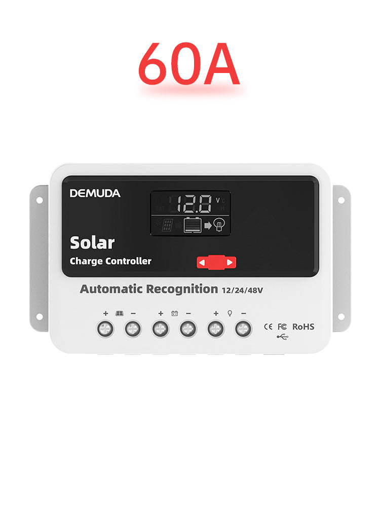 12V24V48V 60A PWM Solar Controller Automatic Solar Controller Lead-Acid Battery
