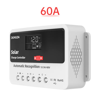 12V24V48V 60A PWM Solar Controller Automatic Solar Controller Lead-Acid Battery