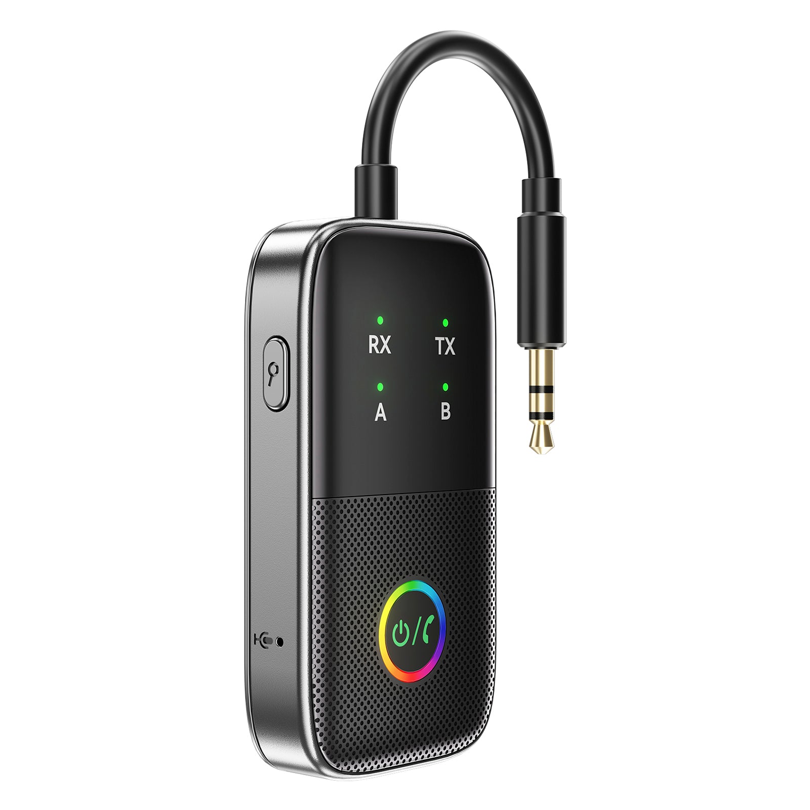 New Bluetooth Receiver Transmitter Two-in-One AUX Car Hands-free Audio Adapter