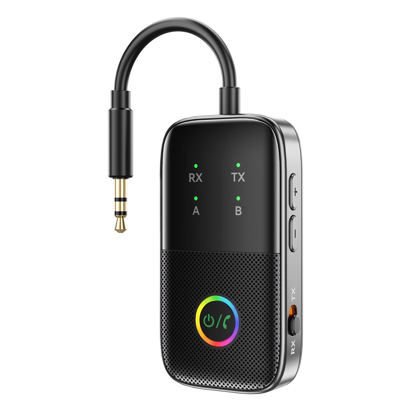 New Bluetooth Receiver Transmitter Two-in-One AUX Car Hands-free Audio Adapter