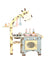 Animal Shape Play Kitchen Set Toy With Cooktop And Oven Gift For Kid Age 3+