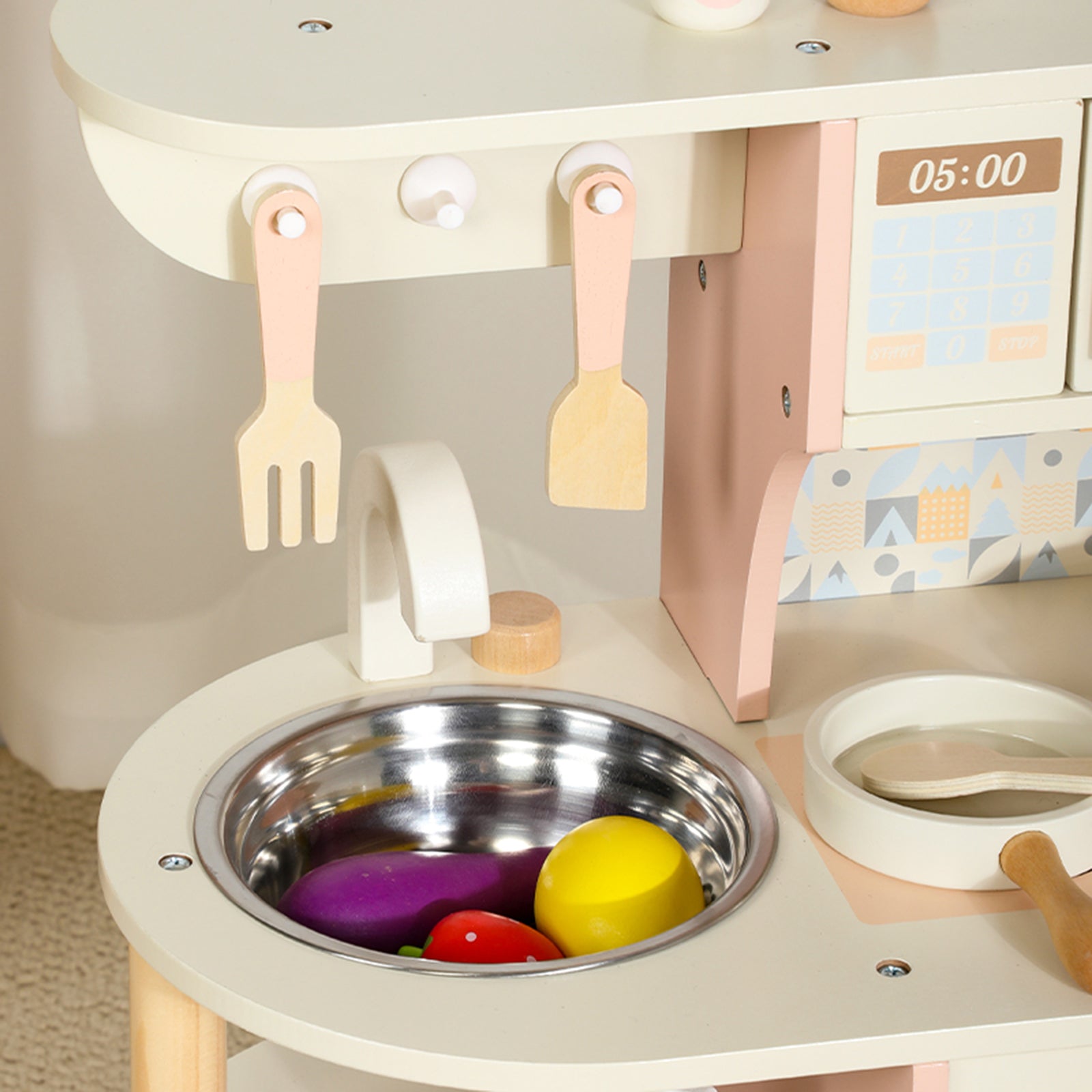 Simulation Pink Coffee Machine Play Kitchen Dishes Cooktop Set Pretend Kid Toy (Copy)
