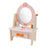 Kid Girls Vanity Table Children Dressing Mirror Make Up Desk Toy Play Gift Set