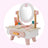 Kid Girls Simulation Vanity Table Children Dressing Mirror Make Up Desk Toy Set