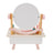 Kid Girls Simulation Vanity Table Children Dressing Mirror Make Up Desk Toy Set