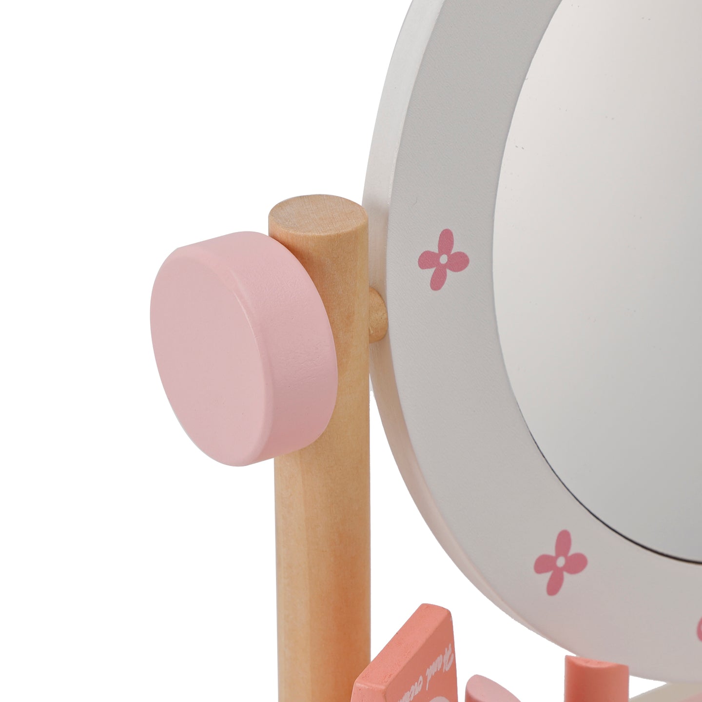 Kid Girls Simulation Vanity Table Children Dressing Mirror Make Up Desk Toy Set