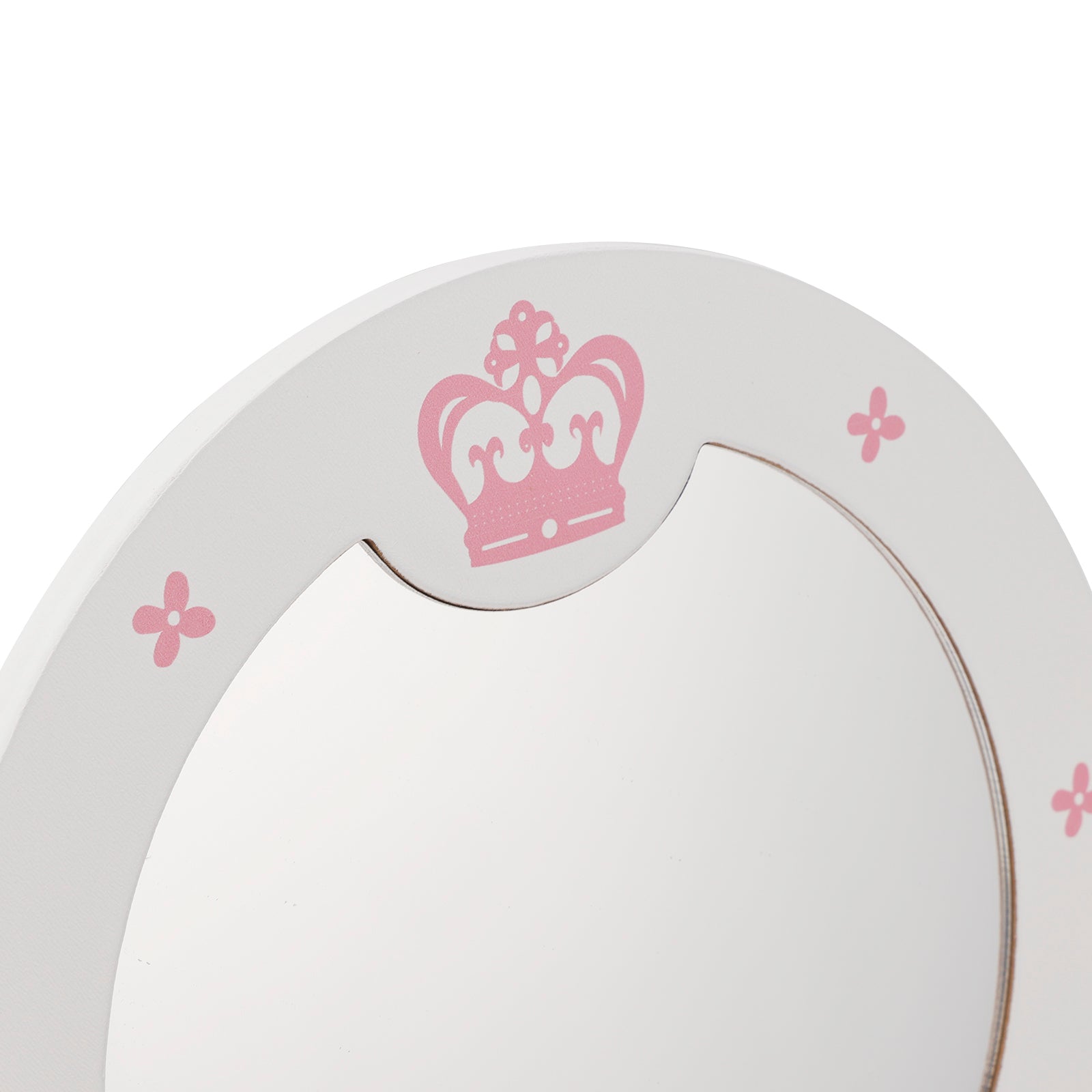 Kid Girls Simulation Vanity Table Children Dressing Mirror Make Up Desk Toy Set