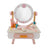 Kid Girls Simulation Vanity Table Children Dressing Mirror Make Up Desk Toy Set