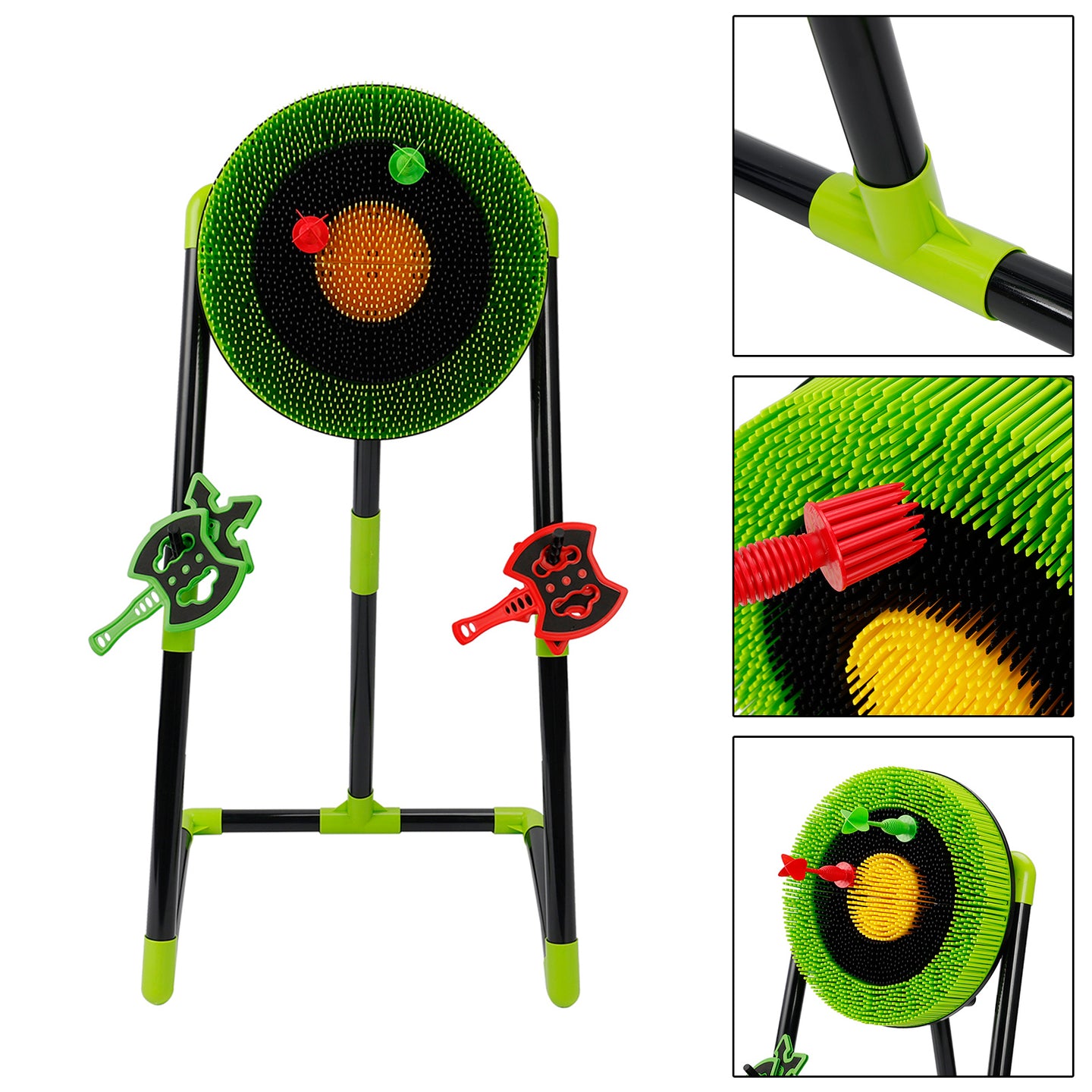 3In1 Axe Throwing & Dart Board Kid Toy Set Backyard Indoor & Outdoor Party Game