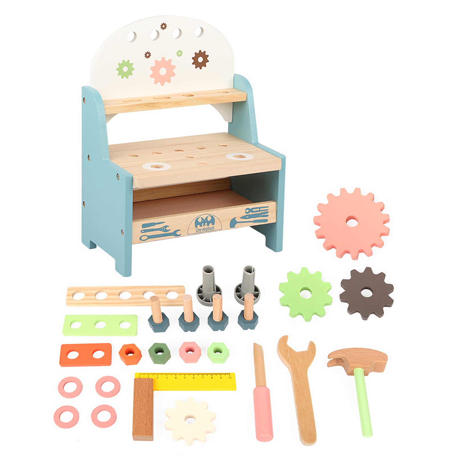 Kid Workbench Tool Set Small Children Mini Tool Bench Workshop Construction Toy