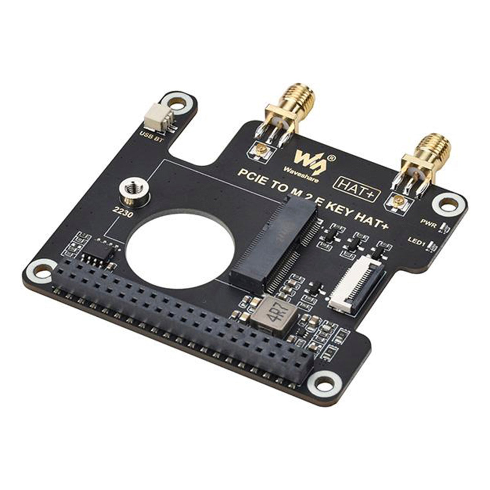 Raspberry Pi 5 PCIe to M.2 E Key Adapter Board For NGFF Wireless Network Card