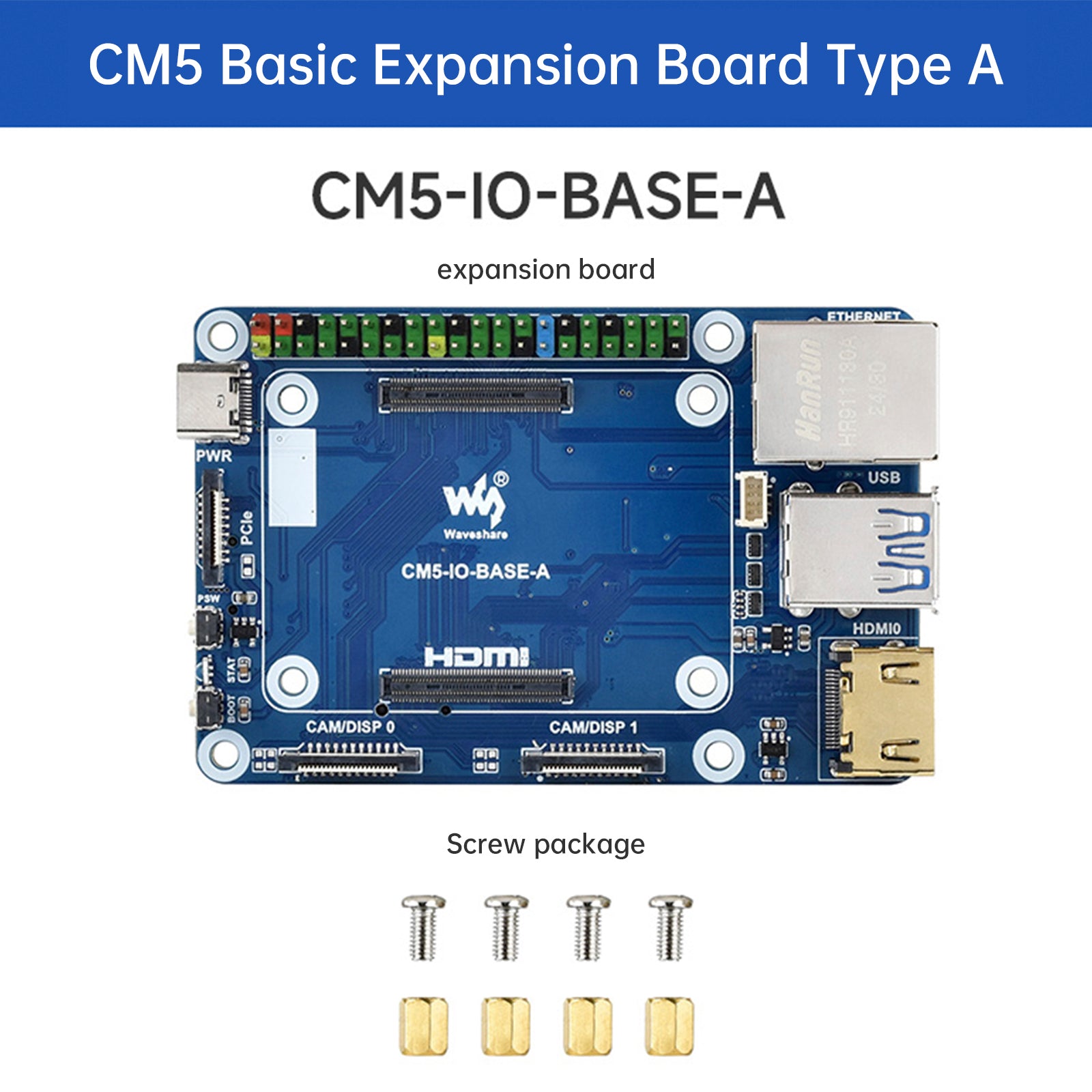 Raspberry Pi Module 5 Expansion Board CM5 Computing Module Core Board Base Plate