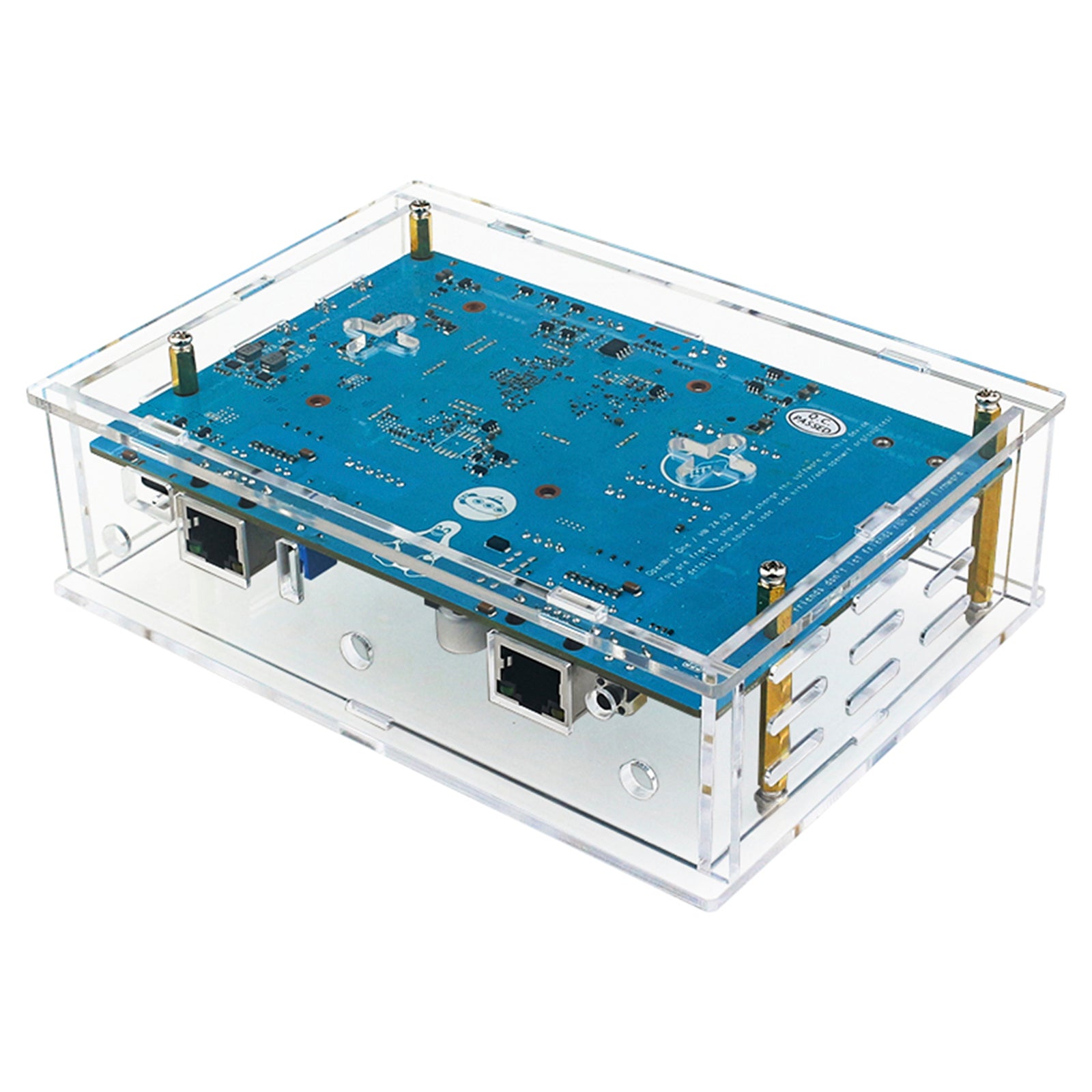 BananaPi Openwrtone Shell Acrylic Transparent Protective Shell External Antenna