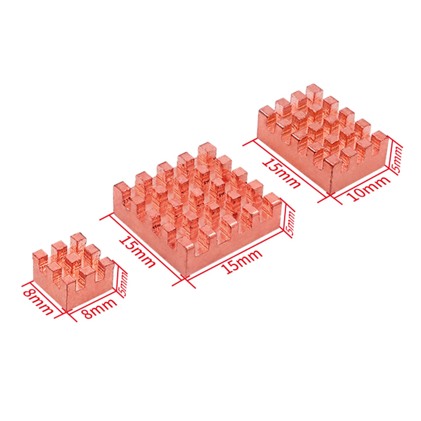 Orange Pi RV2 Radiator Orange Pi RV2 Development Board Pure Copper Heat Sink CPU