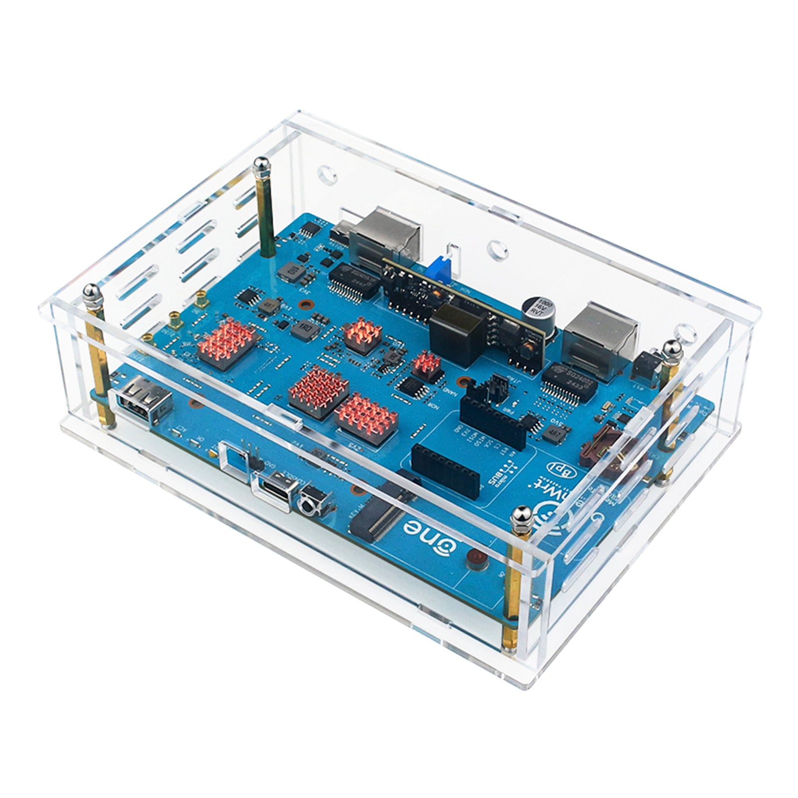 BananaPi Radiator Banana Pi OpenWrtOne Pure Copper Heat Sink Adhesive CPU Cooler