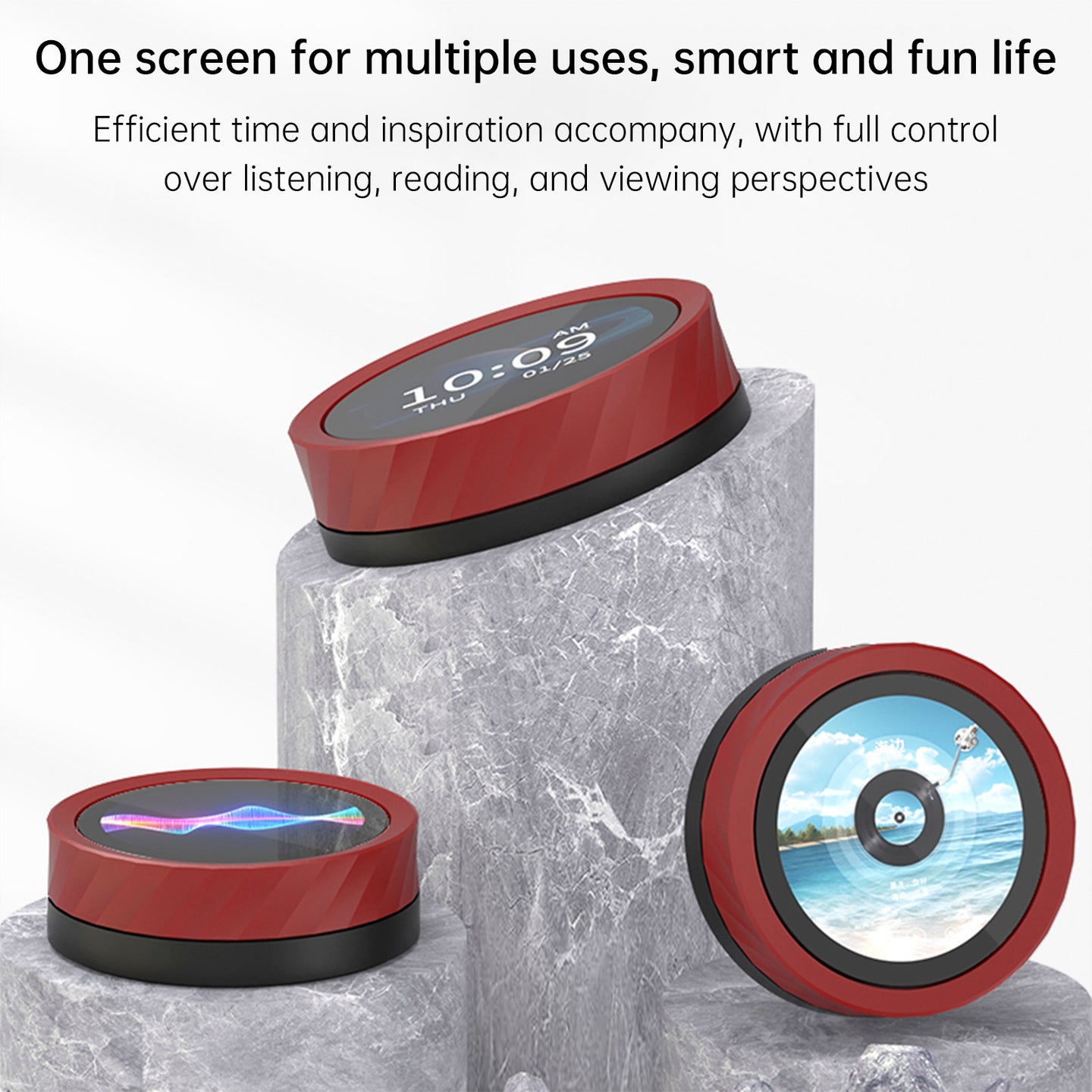 ESP32 S3 1.8-inch Knob Screen IPS Capacitive Touch AIDA64 Wireless Sub-Screen
