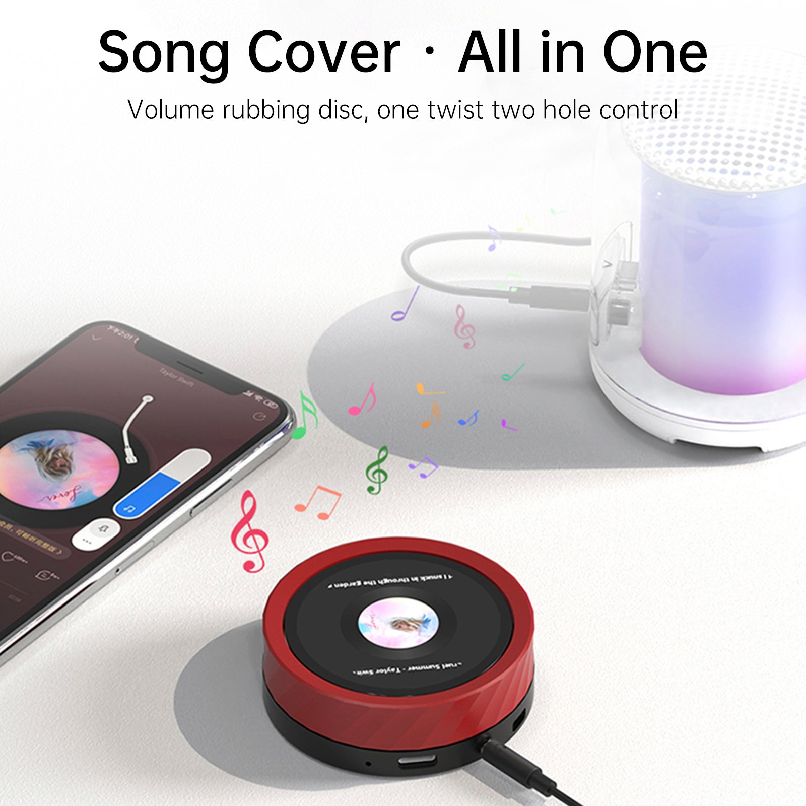 ESP32 S3 1.8-inch Knob Screen IPS Capacitive Touch AIDA64 Wireless Sub-Screen
