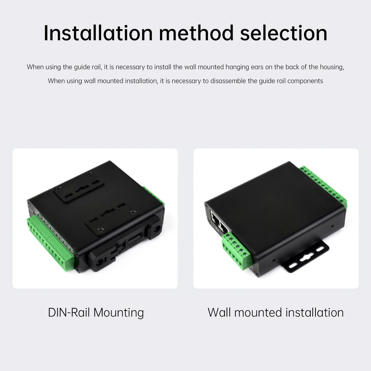 Industrial Isolated Serial Port Module Serial Port Server Eight-Way RS485 to RJ45