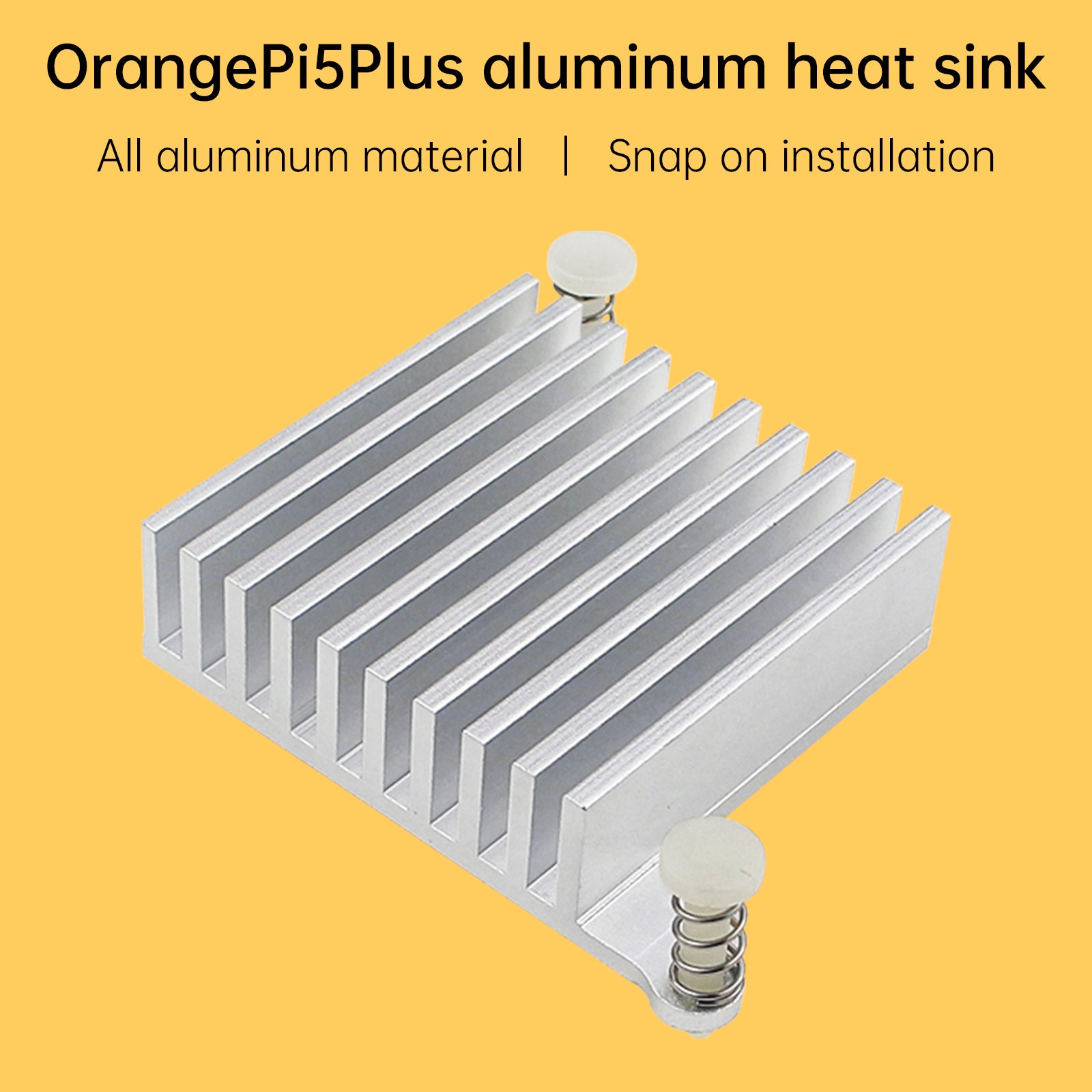Orange Pi 5Plus Heat Sink All-Aluminum Anti-deformation CPU Heat Sink Cooling