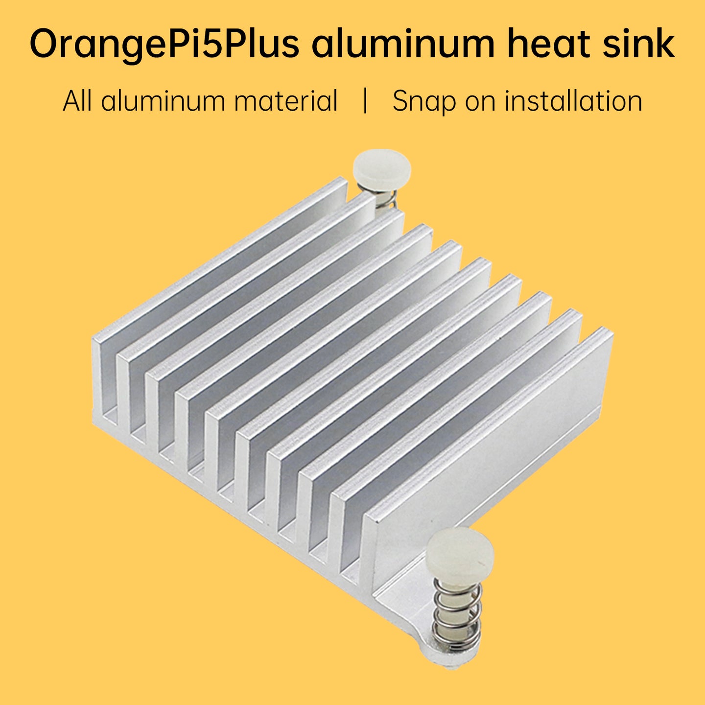 Orange Pi 5Plus Heat Sink All-Aluminum Anti-deformation CPU Heat Sink Cooling