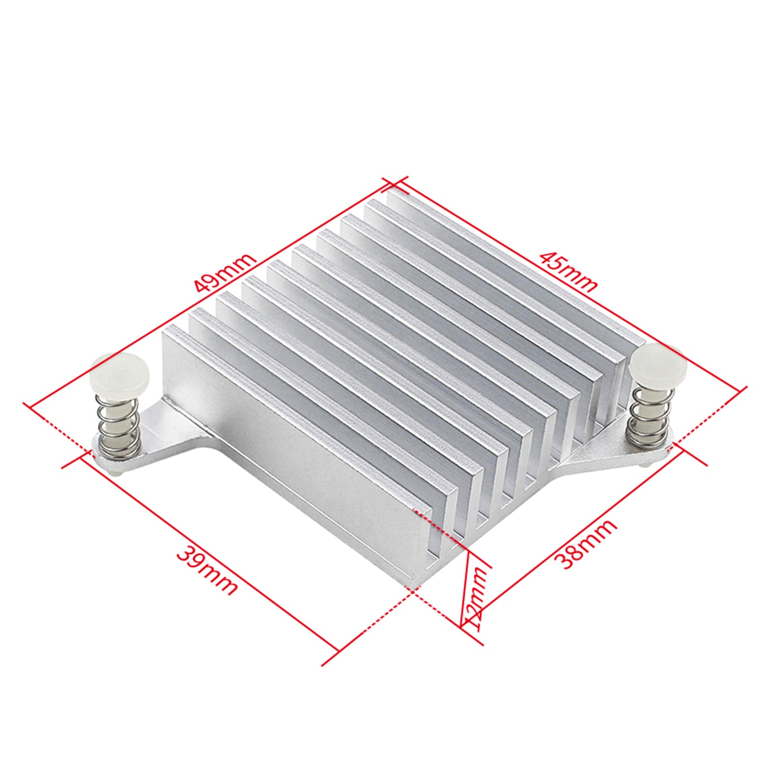 Orange Pi 5Plus Heat Sink All-Aluminum Anti-deformation CPU Heat Sink Cooling