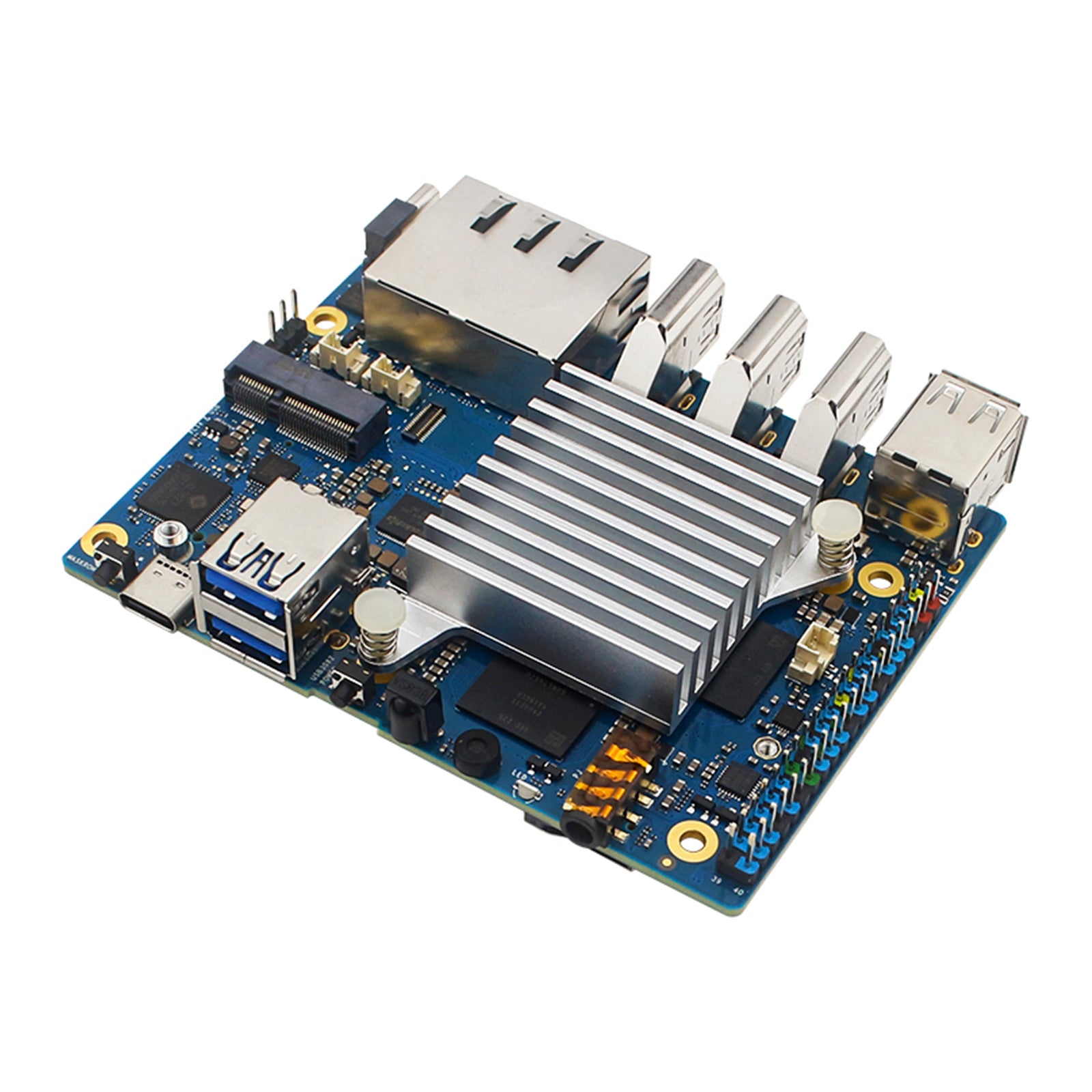 Orange Pi 5Plus Heat Sink All-Aluminum Anti-deformation CPU Heat Sink Cooling