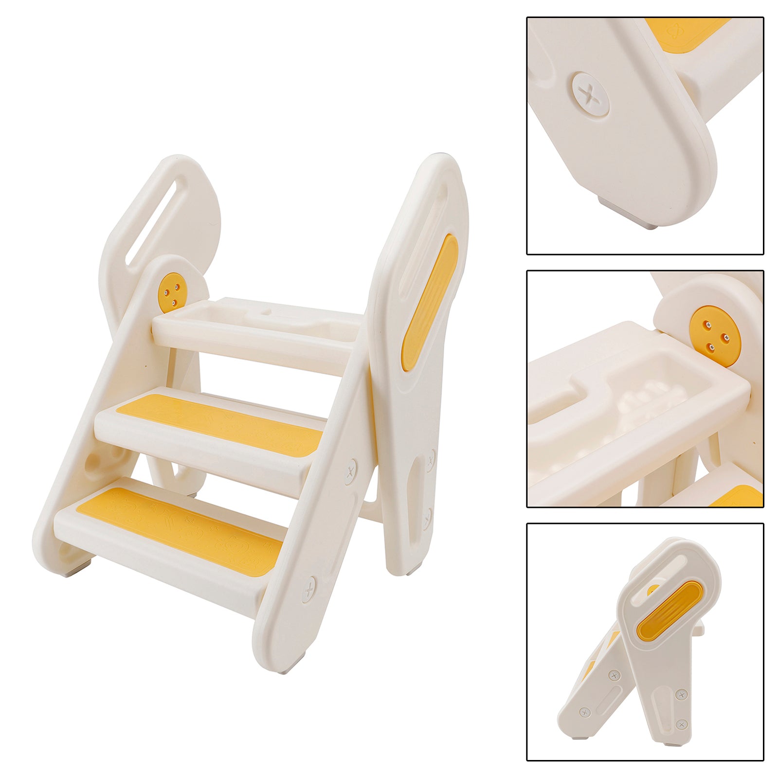 Children Foldable Footstool Hand Washing Ladder Baby Convenient Stair