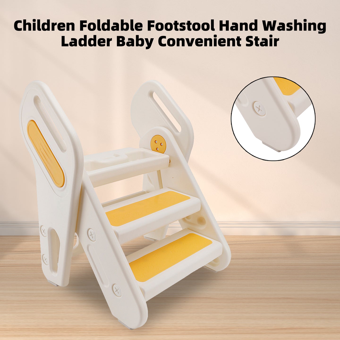 Children Foldable Footstool Hand Washing Ladder Baby Convenient Stair