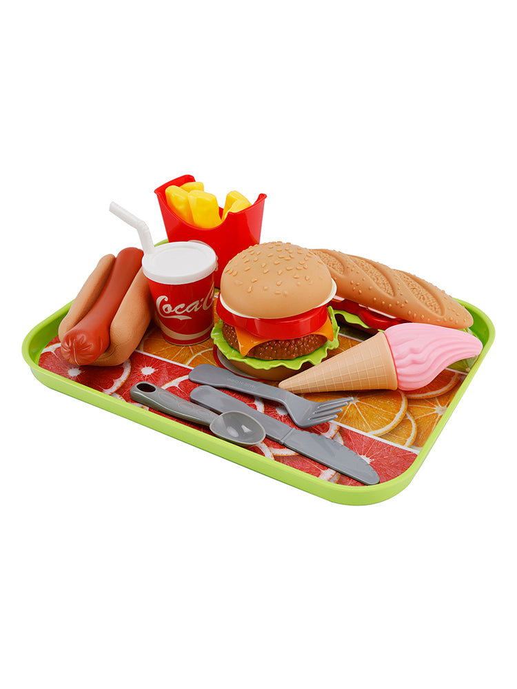 Hamburger Ice Cream Play Food Pretend Toys Kitchen Set Children Toy Set For Kid (Copy)