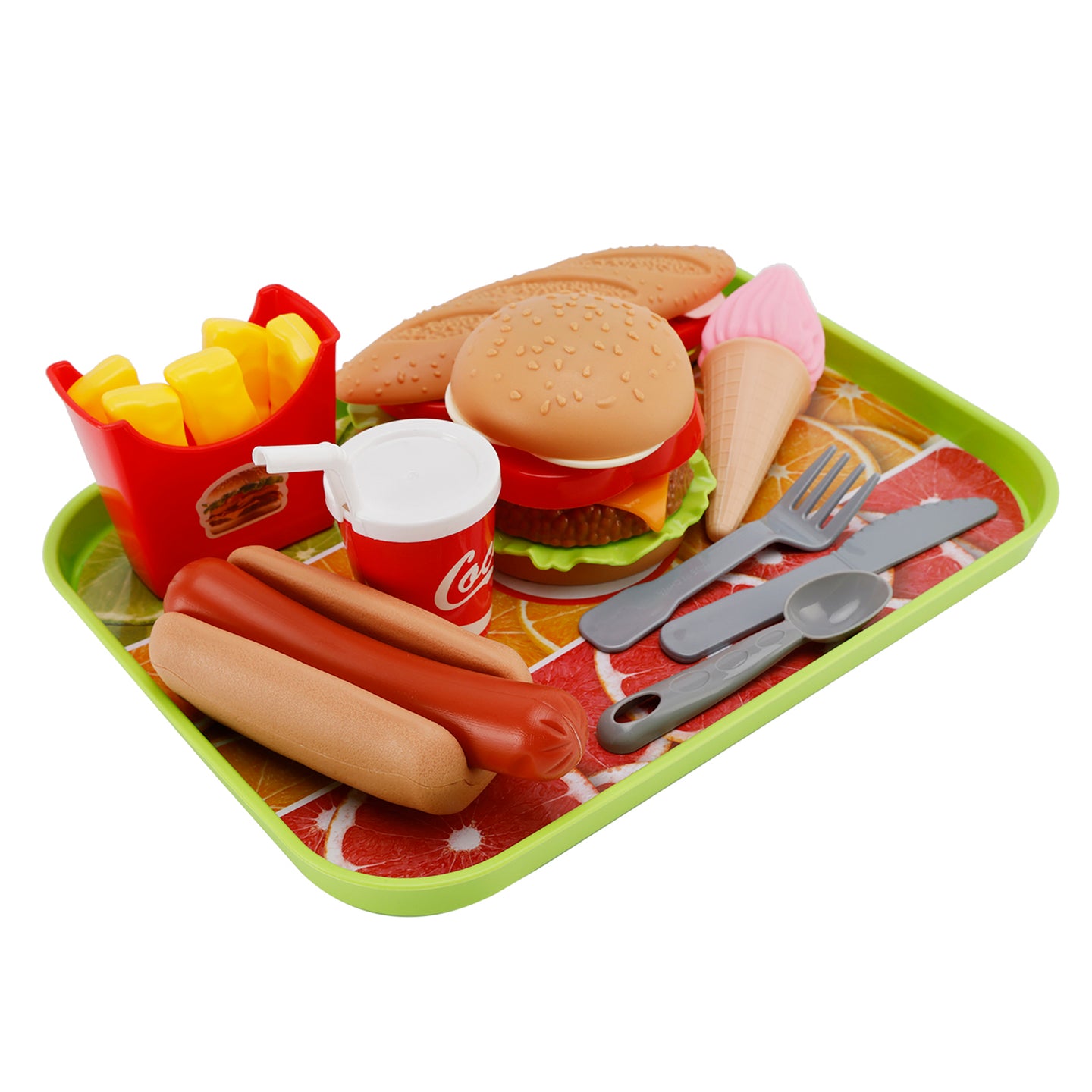 Hamburger Ice Cream Play Food Pretend Toys Kitchen Set Children Toy Set For Kid (Copy)