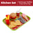 Hamburger Waffles Fries Drink Play Food Kitchen Set Children Toy Set For Kid (Copy)