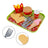 Hamburger Waffles Fries Drink Play Food Kitchen Set Children Toy Set For Kid (Copy)