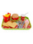 Hamburger Waffles Fries Drink Play Food Kitchen Set Children Toy Set For Kid (Copy)