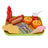 Egg Tart Waffles Ice Cream Drink Play Food Kitchen Set Children Toy Set For Kid (Copy)