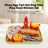 Pizza Egg Tart Hot Dog Fries Play Food Kitchen Set Children Toy Set For Kid (Copy)