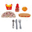 Pizza Egg Tart Hot Dog Fries Play Food Kitchen Set Children Toy Set For Kid (Copy)