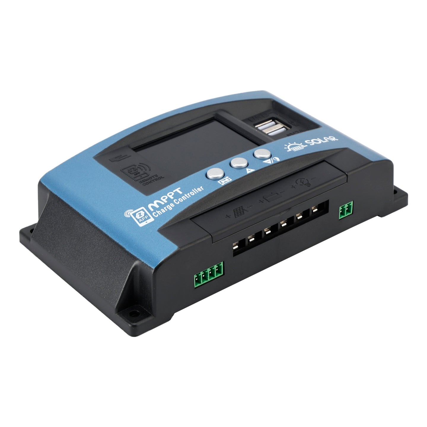 60A MPPT Solar Controller Bluetooth Temperature Monitoring Charging 12V~60V