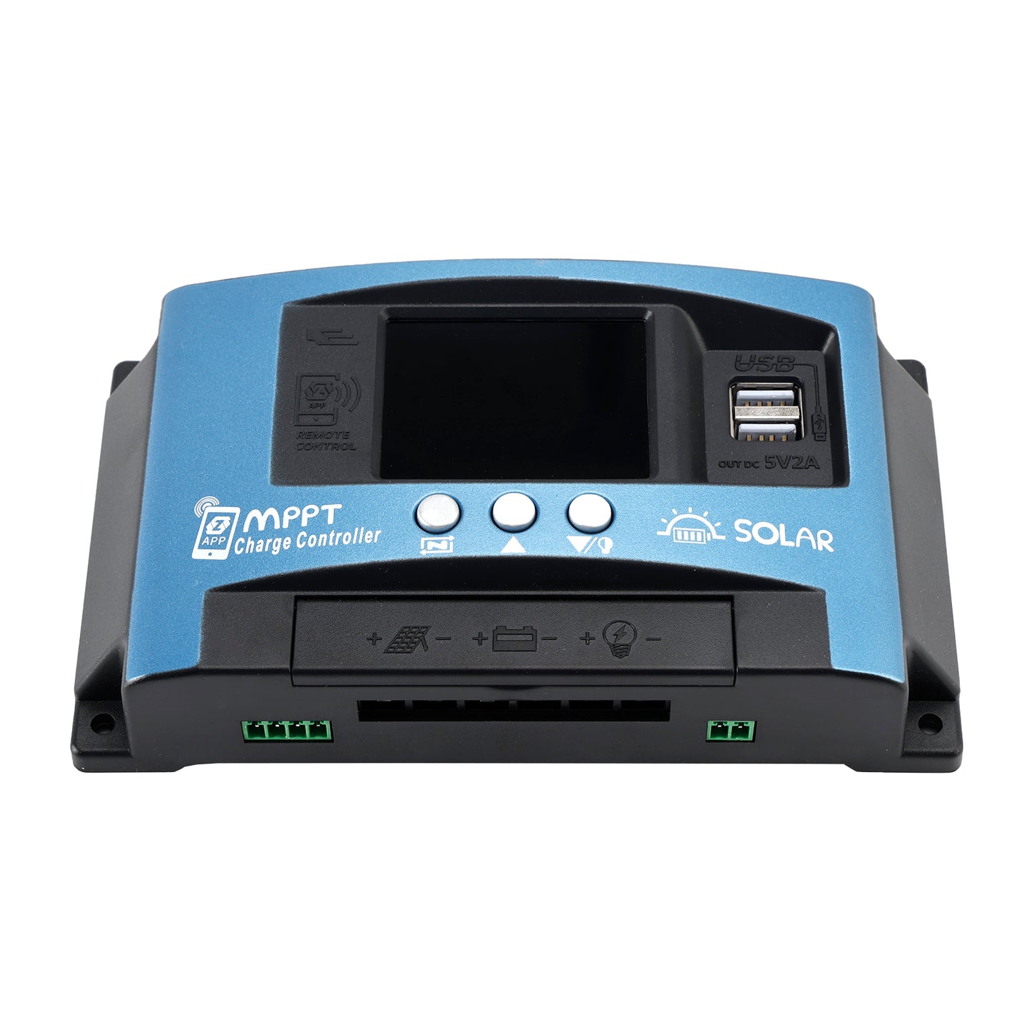 100A MPPT Solar Controller Bluetooth Temperature Monitoring Charging 12V~60V