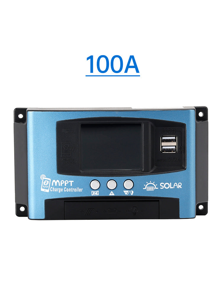 100A MPPT Solar Controller Bluetooth Temperature Monitoring Charging 12V~60V