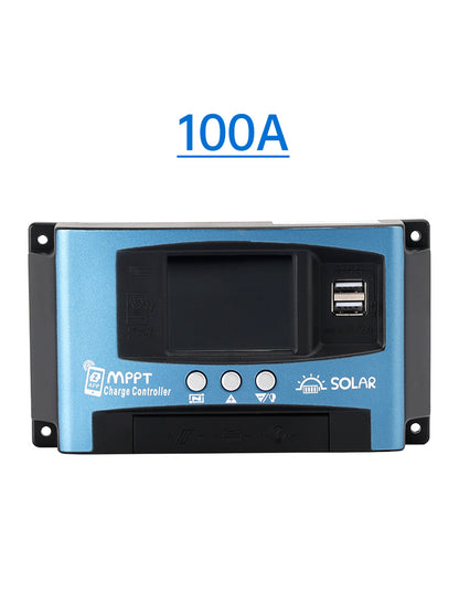100A MPPT Solar Controller Bluetooth Temperature Monitoring Charging 12V~60V