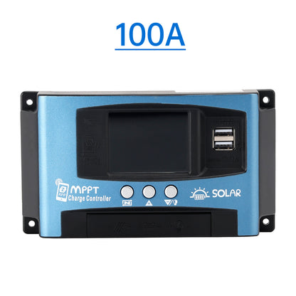 100A MPPT Solar Controller Bluetooth Temperature Monitoring Charging 12V~60V